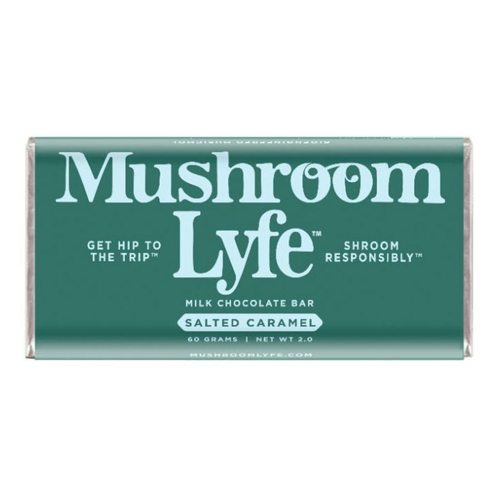 Mushroom Lyfe Euphoric Salted Caramel Chocolate Bar
