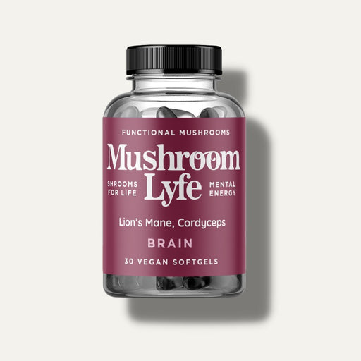 Smilyn Wellness Mushroom Lyfe Brain Softgels