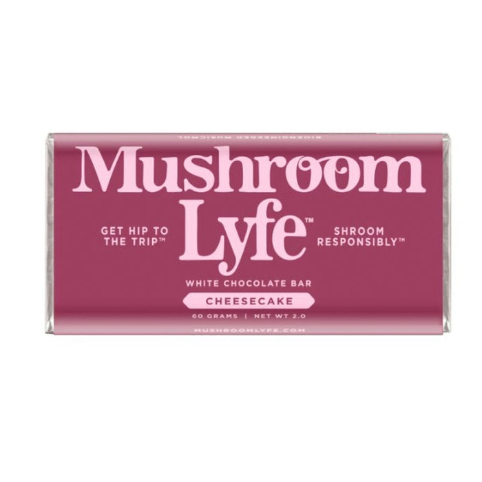 Mushroom Lyfe Euphoric Cheesecake Chocolate Bar